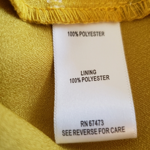 Just Taylor Alston Dress Midi Satin Chartreuse Formal Size 4 - Picture 4 of 11